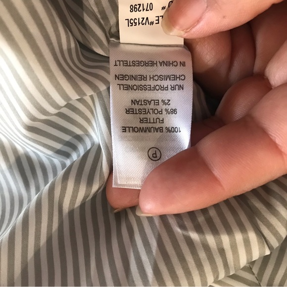 500 Maison Cinqcent Blue Denim Puff Sleeve Blazer Crop XL Jacket - Picture 16 of 16